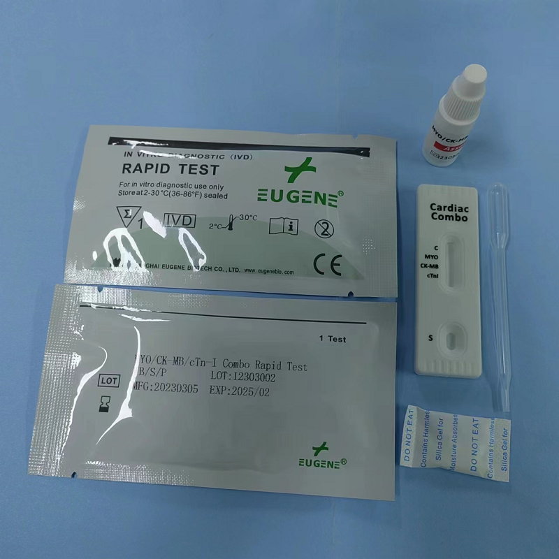 Комбінований експрес-тест EUGENE® Myoglobin/CK-MB/Troponin I №25